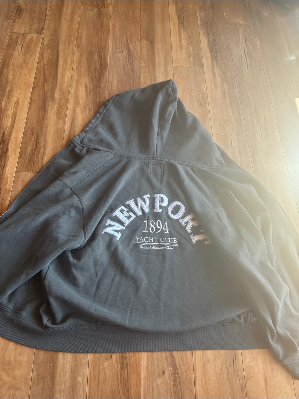 Lazy Sunday Zip Up Hoodie Newport Yacht Club